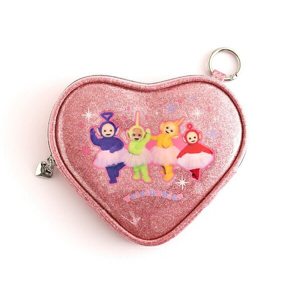 テレタビーズ ハート型ミニポーチ ライトピンク