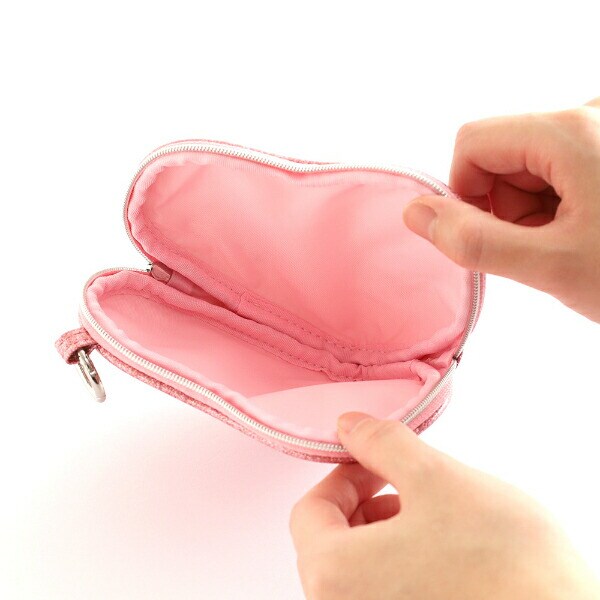 テレタビーズ ハート型ミニポーチ ライトピンク