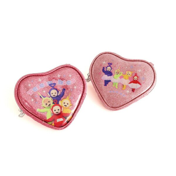 テレタビーズ ハート型ミニポーチ ライトピンク