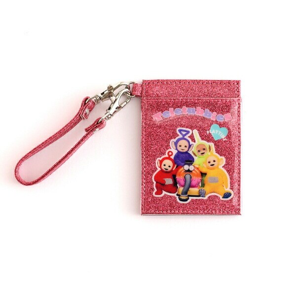 テレタビーズ グリッターパスケース 定期入れ ピンク