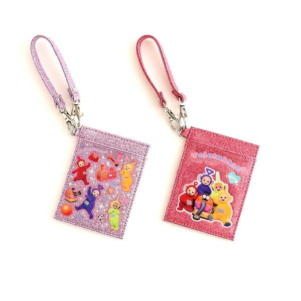 テレタビーズ グリッターパスケース 定期入れ パープル