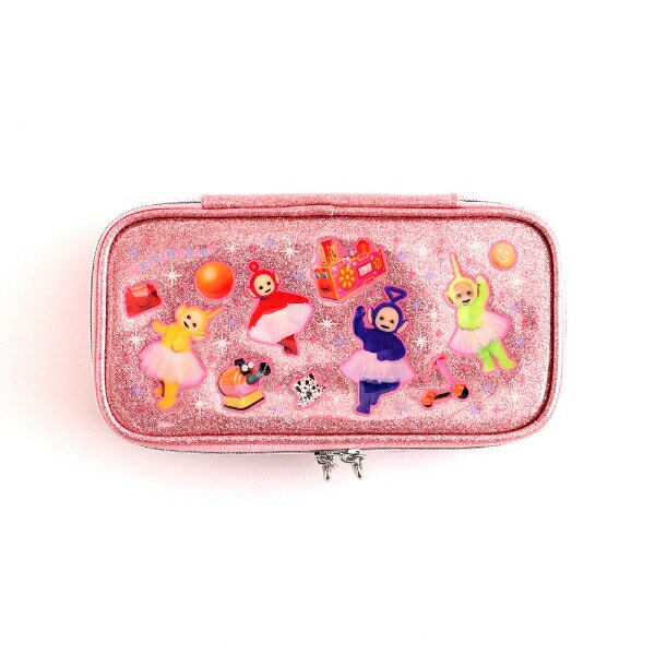 テレタビーズ グリッターペンポーチ ライトピンク