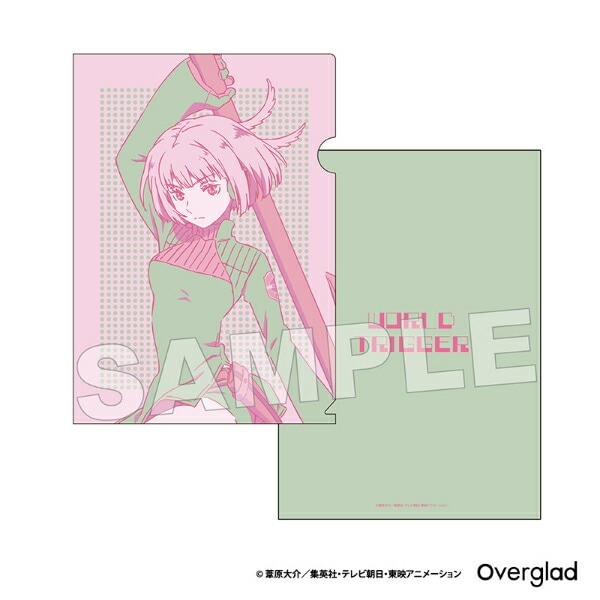 ワールドトリガー 小南桐絵 A4クリアファイル (ピンク×グリーン) Mixing Colors 文具 日本製
