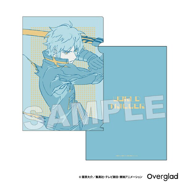 ワールドトリガー 烏丸京介 A4クリアファイル (ブルー) Mixing Colors 文具 日本製