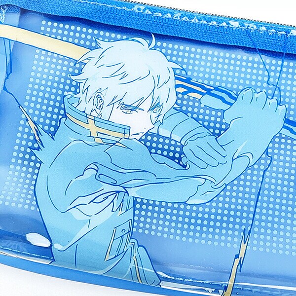 ワールドトリガー 烏丸京介 PVCポーチ (ブルー) Mixing Colors