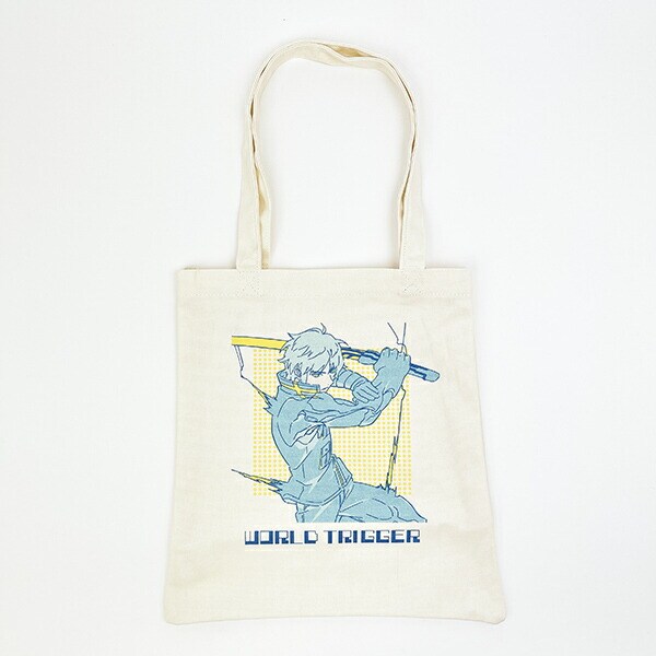 ワールドトリガー 烏丸京介 トートバッグ (ブルー) Mixing Colors