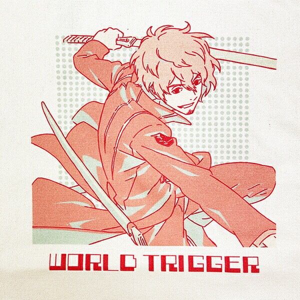 ワールドトリガー 太刀川慶 トートバッグ (レッド) Mixing Colors