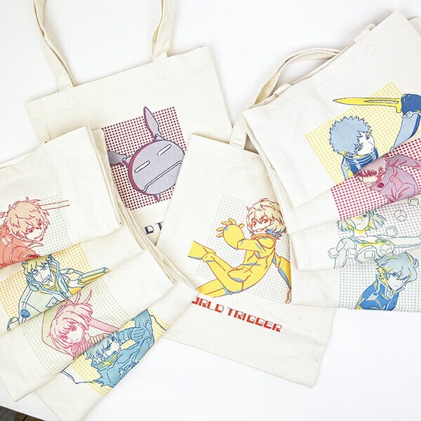 ワールドトリガー 太刀川慶 トートバッグ (レッド) Mixing Colors