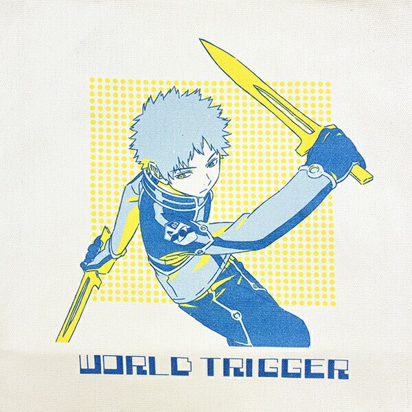 ワールドトリガー 風間蒼也 トートバッグ (イエロー) Mixing Colors