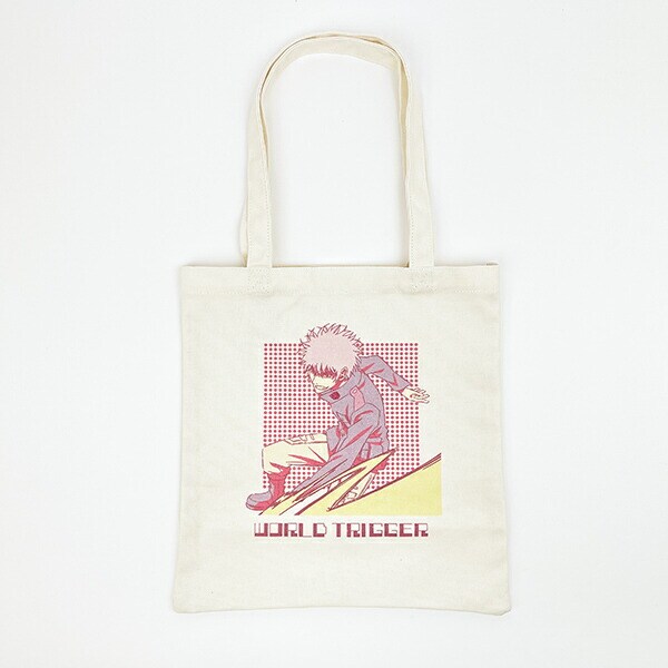 ワールドトリガー 影浦雅人 トートバッグ (レッド) Mixing Colors