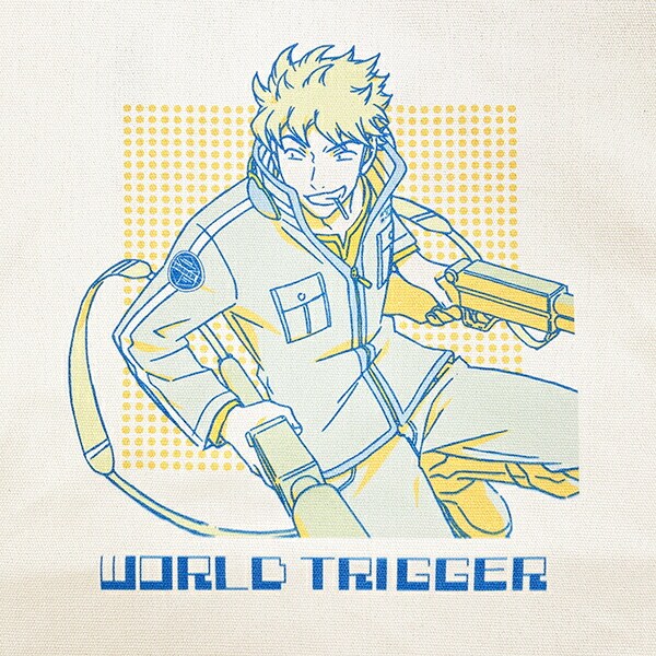 ワールドトリガー 諏訪洸太郎 トートバッグ (グリーン) Mixing Colors