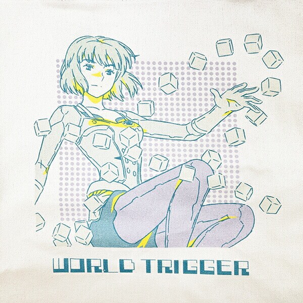 ワールドトリガー 那須玲 トートバッグ (パープル) Mixing Colors