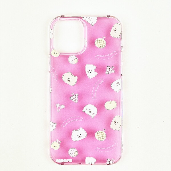 ほわころくらぶ スマートフォンケースiPhone12/12pro フルーツ スマホ カバー