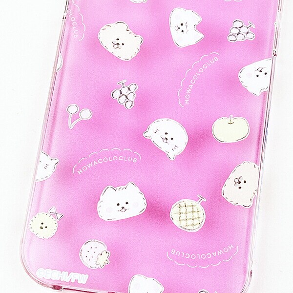 ほわころくらぶ スマートフォンケースiPhone12/12pro フルーツ スマホ カバー