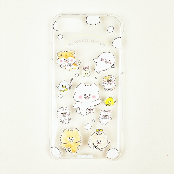 ほわころくらぶ スマートフォンケースiPhone7/8/SE2/SE3 なかま スマホ カバー