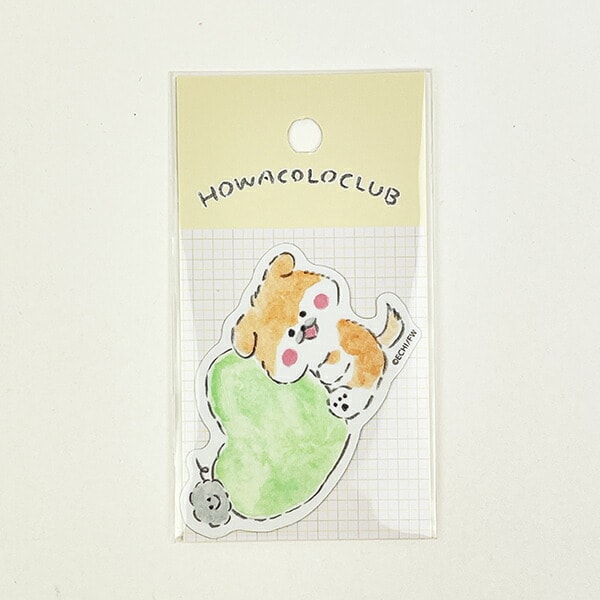 ほわころくらぶ しばころちゃん ハート ステッカー  文具 シール