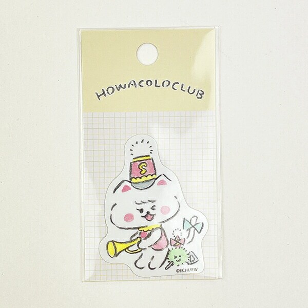 ほわころくらぶ しろころんちゃん 5th ダイカットステッカー 文具 シール