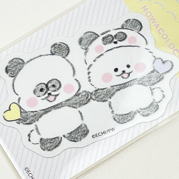 ほわころくらぶ ほわころちゃん&ぱんころちゃん ハート ステッカー  文具 シール