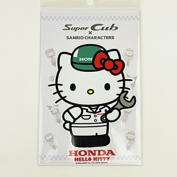 サンリオ ハローキティ×HONDA ビッグサイズステッカー (ユニフォーム) カー用品 日本製 Sanrio