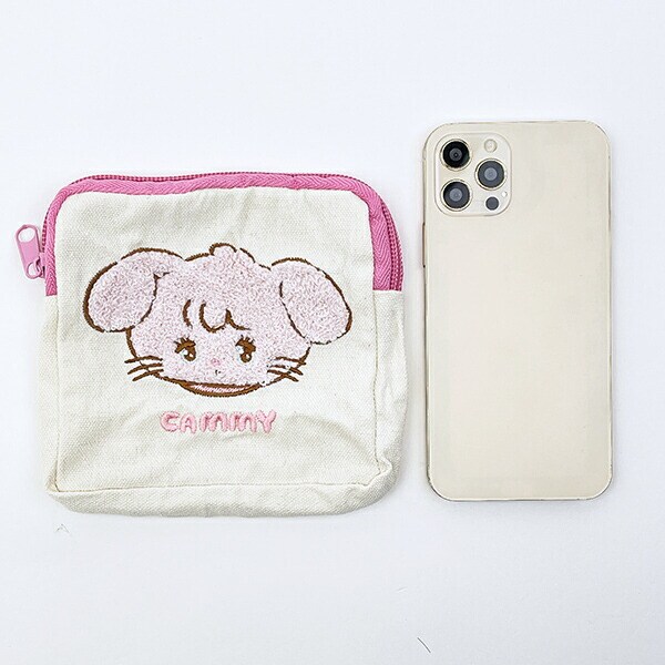 mikko illustrations ミッコ もこもこポーチ 全4種 コンプリートセット ガチャポン