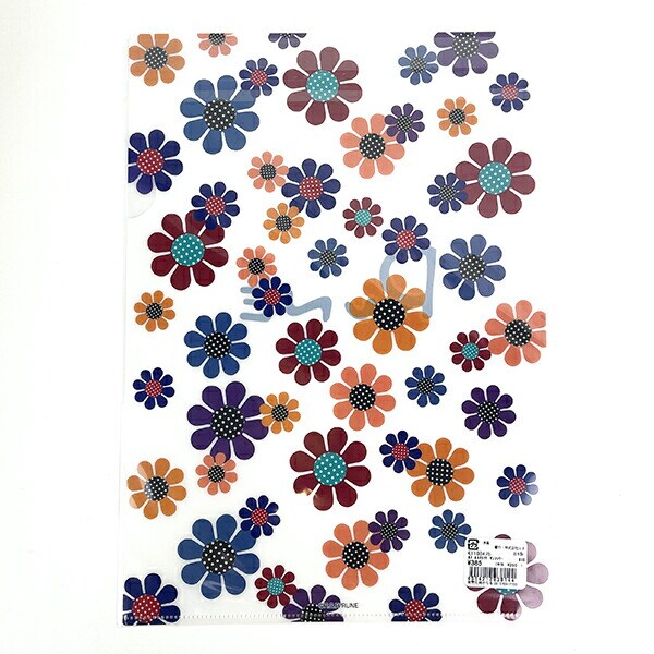 内藤ルネ A4クリアファイル サンフラワー 文具 書類