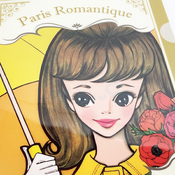 内藤ルネ A4クリアファイル アメノヒモ 文具 書類