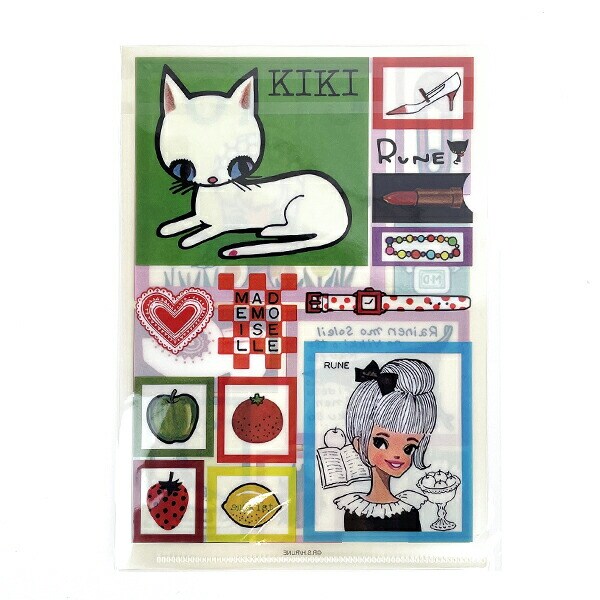 内藤ルネ A5クリアファイル CHAO 文具 書類