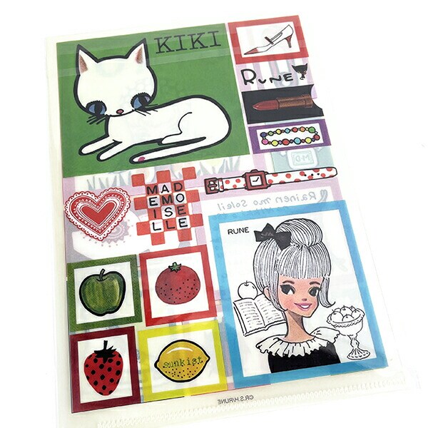 内藤ルネ A5クリアファイル CHAO 文具 書類