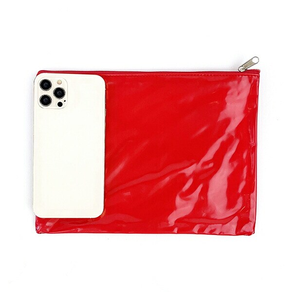 内藤ルネ ビニールポーチ JON＆AMY 小物入れ 化粧ポーチ ペンポーチ クリア素材