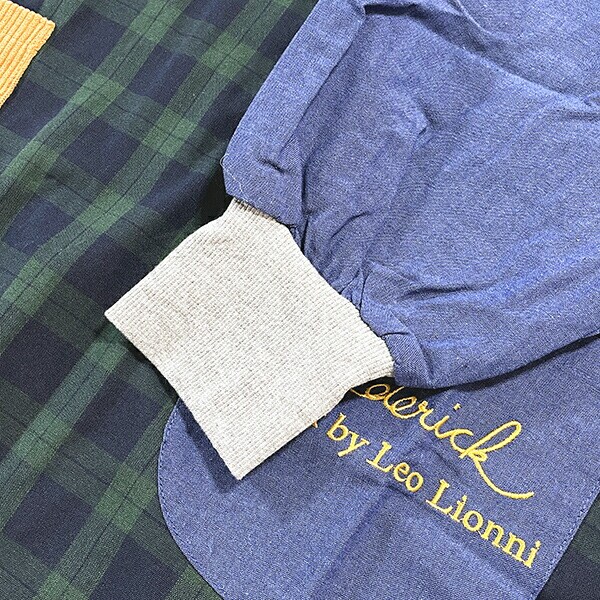 レオ・レオニ フレデリック チェック切替カッポー   エプロン 割烹 キッチン アパレル