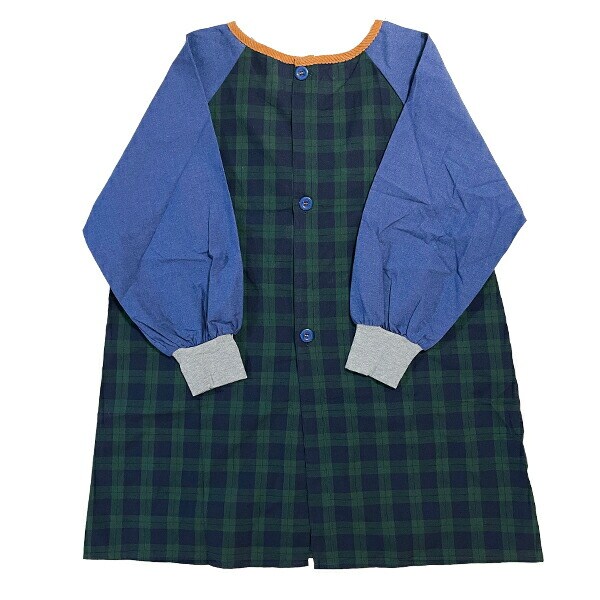 レオ・レオニ フレデリック チェック切替カッポー   エプロン 割烹 キッチン アパレル