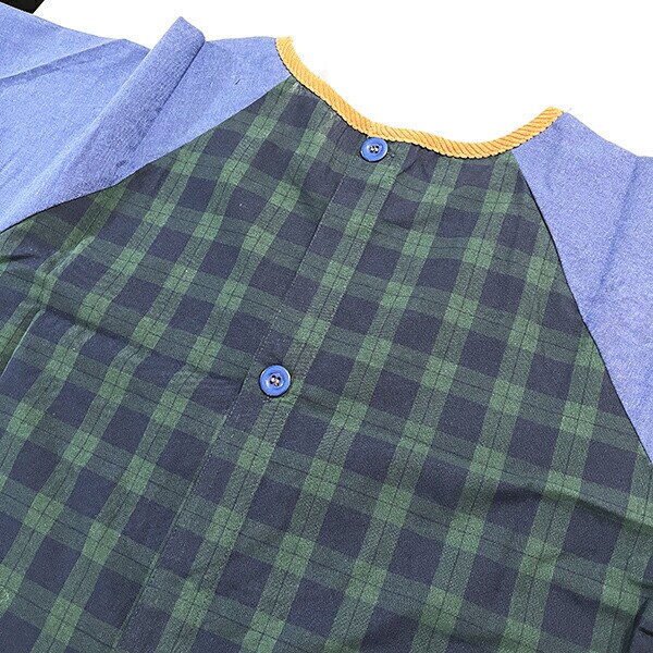 レオ・レオニ フレデリック チェック切替カッポー   エプロン 割烹 キッチン アパレル