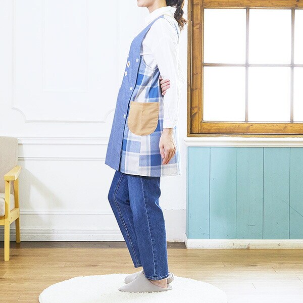 モフサンド エッグトーストにゃんこ エプロン タブリエ 割烹着 キッチン ランチ