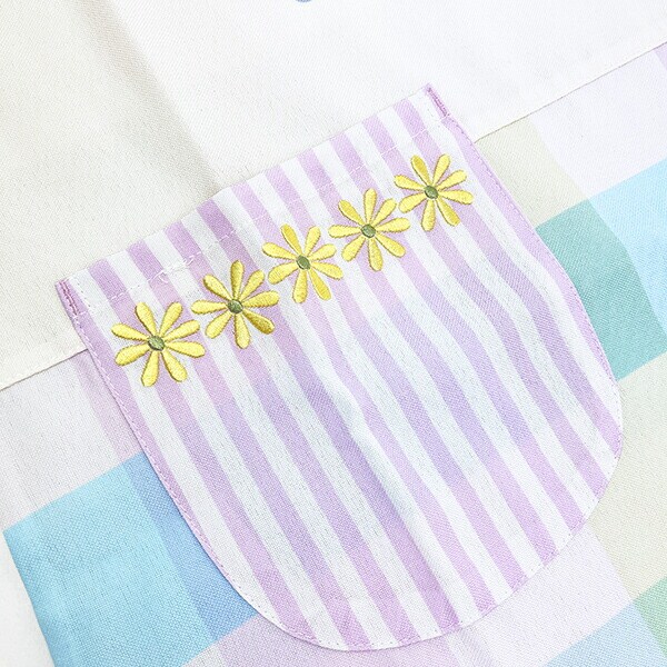 モフサンド (コトリにゃんとことり) チェック切替エプロン キッチン アパレル mofusand