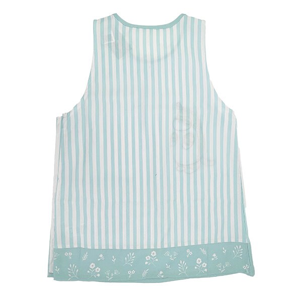 モフサンド (ハリネズミにゃんとちょうちょ) ストライブエプロン キッチン アパレル mofusand