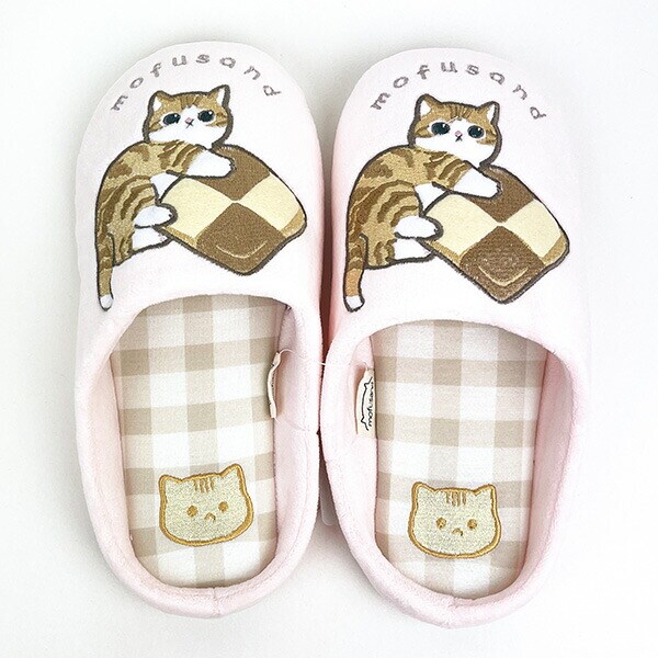モフサンド にゃんこクッキー ルームシューズ 室内履き スリッパ
