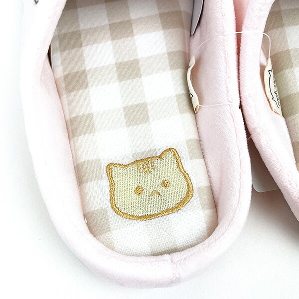 モフサンド にゃんこクッキー ルームシューズ 室内履き スリッパ