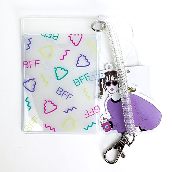 クリアシングル パスケース unko amd 定期入れ ミルクシリーズ