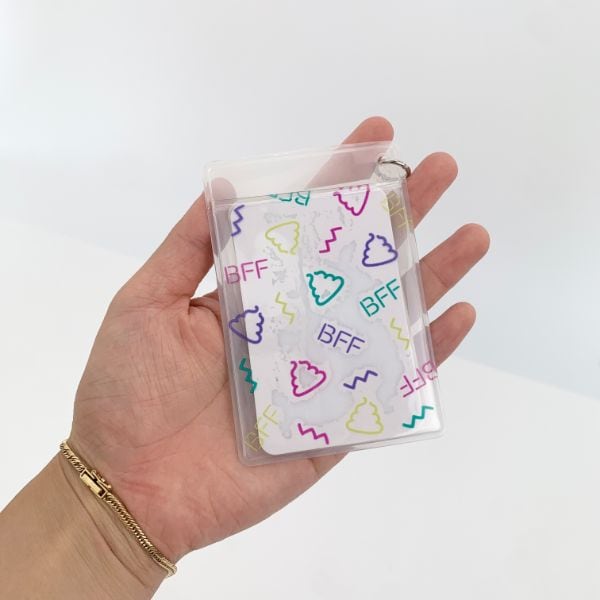 クリアシングル パスケース unko amd 定期入れ ミルクシリーズ