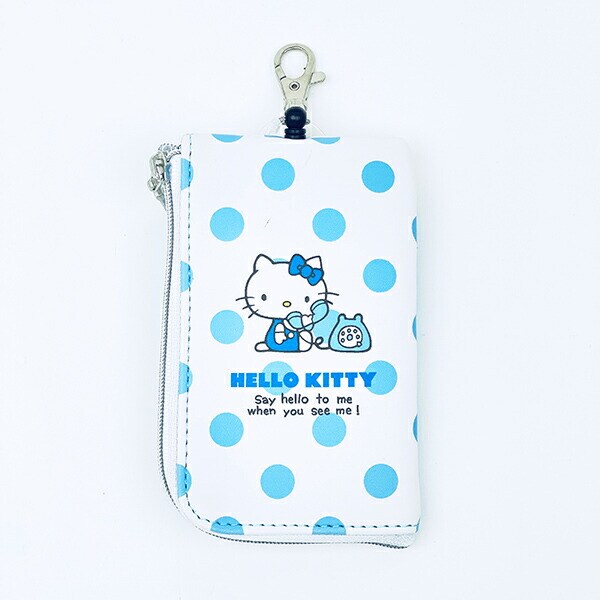 サンリオ ハローキティ 電話ドット キーパスポーチ パスケース Sanrio