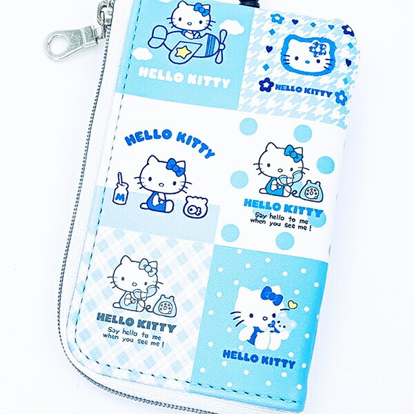 サンリオ ハローキティ 総柄 キーパスポーチ パスケース Sanrio