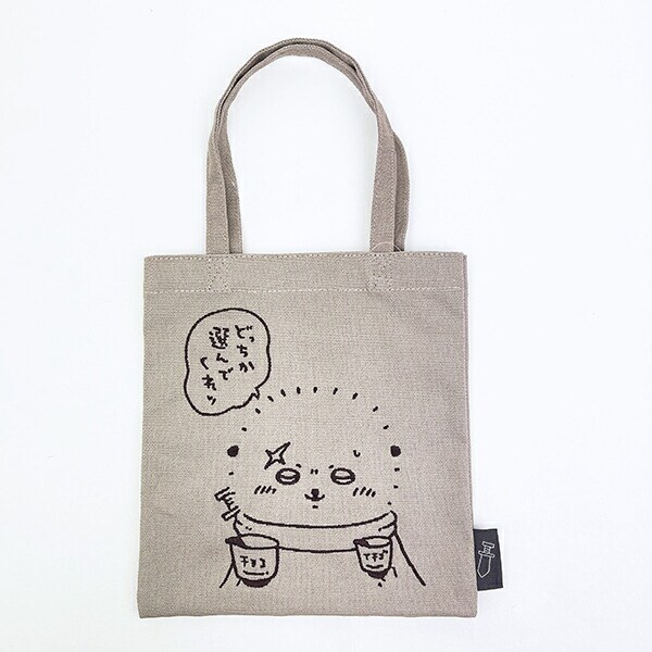 ちいかわ ラッコ 刺繍ミニトートバッグ