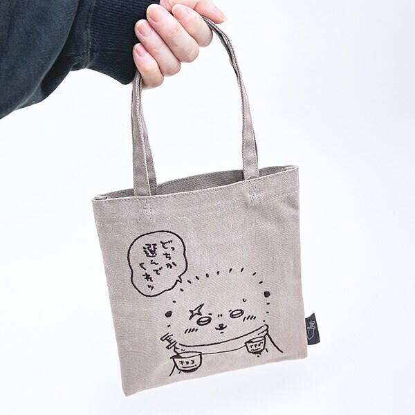 ちいかわ ラッコ 刺繍ミニトートバッグ