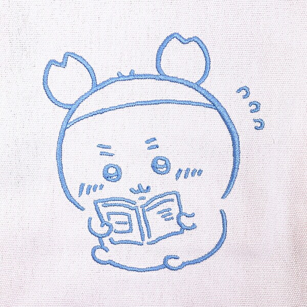 ちいかわ 古本屋 刺繍ミニトートバッグ