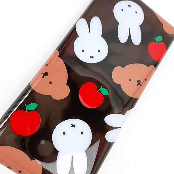 ミッフィー miffy クリアマルチケース miffyandboris ミッフィー&ボリス  ブラウン