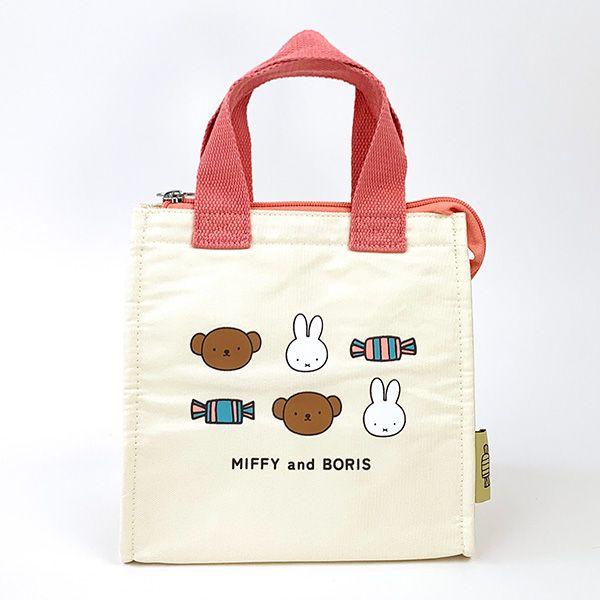 ミッフィー 保冷ランチトートバッグ（キャンディー） MIFFY and BORIS スイーツパティスリーシリーズ