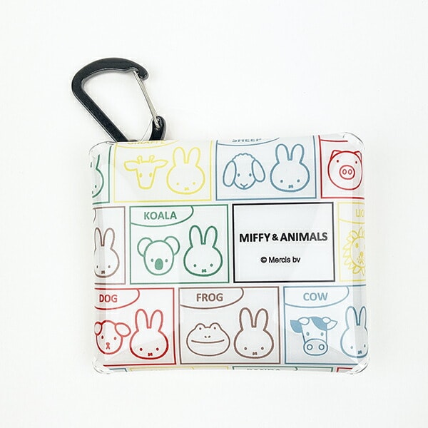 ミッフィー MIFFY＆ANIMALS クリアマルチケース ポーチ