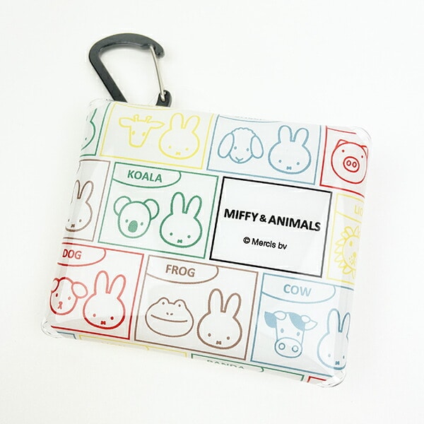 ミッフィー MIFFY＆ANIMALS クリアマルチケース ポーチ