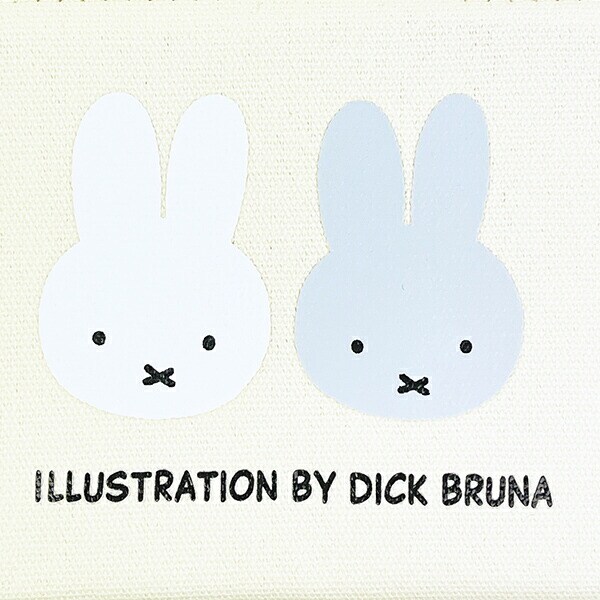 ミッフィー miffy 3ポケットポーチ グレー ベーシックシリーズ