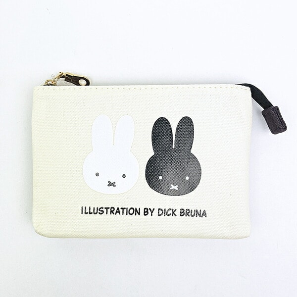 ミッフィー miffy 3ポケットポーチ ブラック ベーシックシリーズ